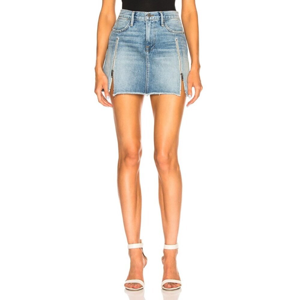 FRAME Le High Skirt with Zipper M - Picture 1 of 9